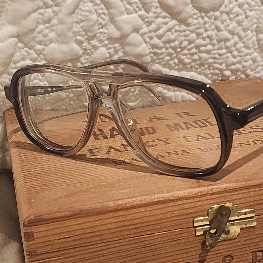 Clear and Black Eyeglasses